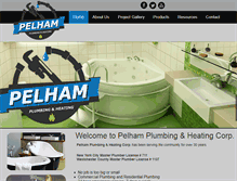 Tablet Screenshot of pelhamplumbing.com